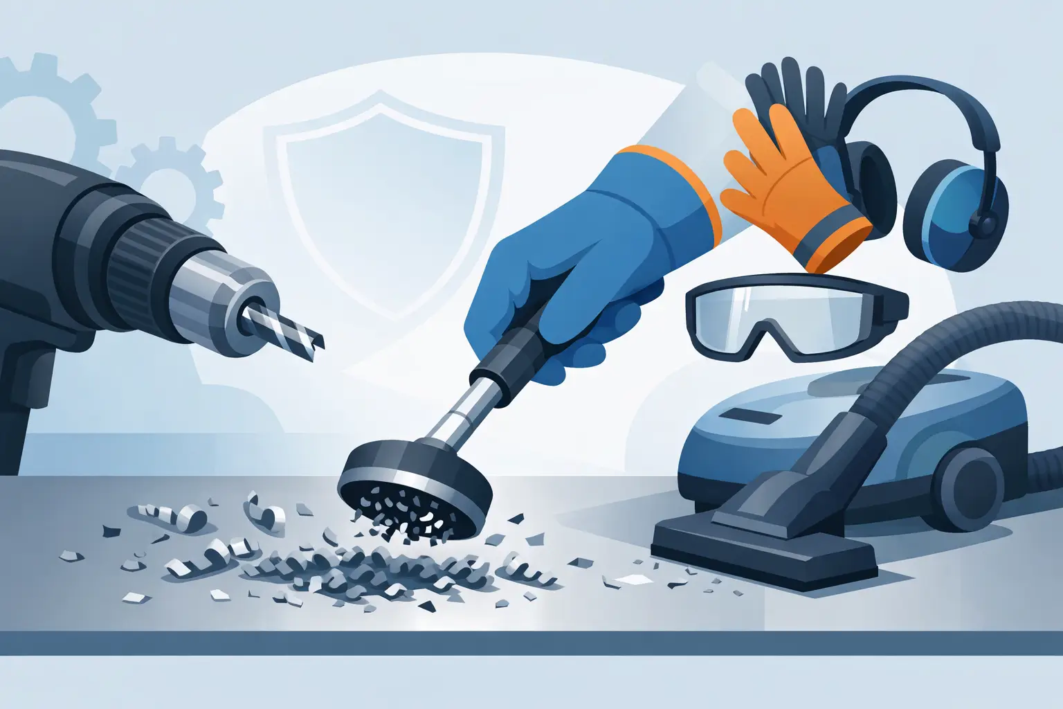 How to Remove Metal Swarf Safely